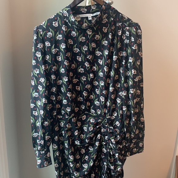 VERONICA BEARD CADENCE SILK DRESS - Picture 4 of 7